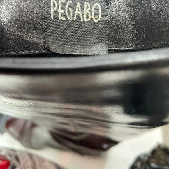 Ascot 1908 Equestrian Embossed Riding Boots Brown Black Leather Size 37/6.5 - Picture 8 of 10